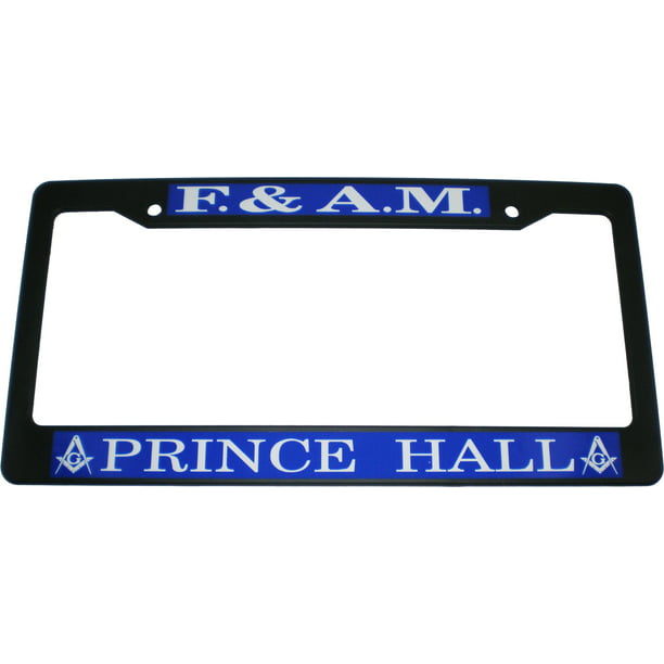 Prince Hall Mason Plastic License Plate Frame